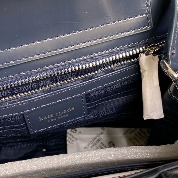 kate spade new york Sam Icon Small Gingham Sequin Embellished Tote - Picture 9 of 13